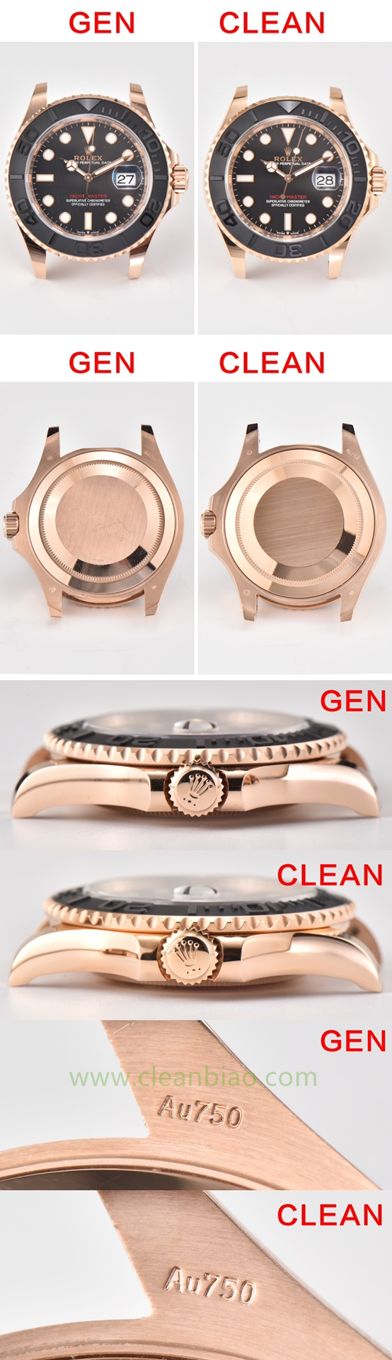 C厂Clean劳力士游艇名仕型系列m126655-0002金游艇40mm